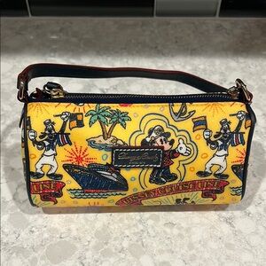 Dooney & Bourke Disney Cruise Line Yellow Patterned Women's Mini-Bag